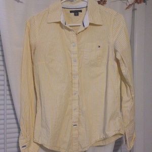 Yellow Striped Tommy Hilfiger Button Down